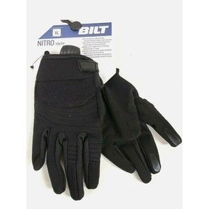 NEW Bilt 610601 BLG-112-BLK Nitro Youth XL Black Dirt Bike Riding Gloves